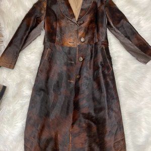 Handmade Ponyhair trench coat